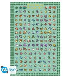 ABYstyle GB eye Pokémon Pixel Art maxi poszter - 91, 5 × 61 cm