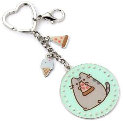 Carat Shop Pusheen pizzás kulcstartó mini függőkkel