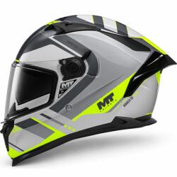 MT Helmets Cască integrală pentru motocicletă MT Braker SV Inception C2 gri-galben fluo (MT1346D18C22)