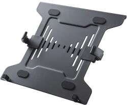 PureMounts Laptop Tartó VESA 75x75 / 100x100 Asztali Monitorkarhoz, Max. 9 kg Teherbírás, Notebook Rögzítő 300x225 mm Felülettel
