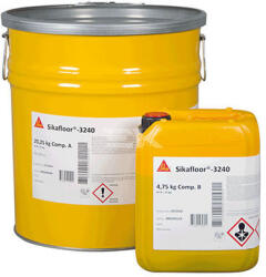 Sika Sikafloor-3240 RAL 7032 színű műgyanta bevonat 25 kg-os kiszerelés A + B komponens (499302)