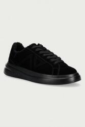 Calvin Klein ghete scurte pentru femei din piele întoarsă SLIM ESS CHELSEA SU 9BY2-OBMZGY_99X