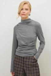 BIZUU longsleeve pentru femei cu vâscoză LOMEA 9BY2-BUDZLO_90X (LOMEA.SZARY)