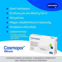 Cosmopor E Silikone Steril Szigetkötszer 35 X 10 Cm 10 Db/dob