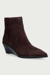 MICHAEL Michael Kors botine wedges pentru femei din piele întoarsă Austin Wedge Bootie 9BY2-OBDW6U_89X