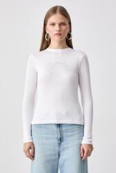 Juicy Couture longsleeve pentru femei cu vâscoză DIAMANTE DOG CREST 9BY2-BUDZLH_00X (JCWCT226328)