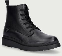 Guess ghete de drumeție pentru bărbați din piele CAVORN 9BY2-OBMYF6_99X