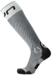 UYN MAN SKI ONE MERINO Șosete gri melange/alb - șosete de schi