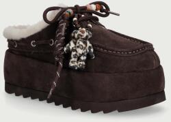 Steve Madden női velúr papucs Cuddly - barna Női 40