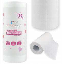 Bocioland Pamut Törölköző Újszülötteknek Tekercs 20x23cm 50db Bocioland (BL154)