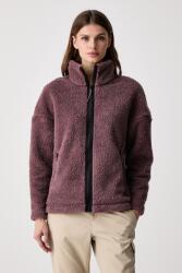 Jack Wolfskin cipzáras melegítőfelső női polár STONE LITE - lila L