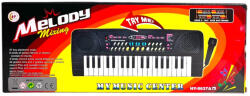  Keyboard, szintetizátor, el. , zenél, mikrofon, USB csatlakozó, 43x16 cm dob