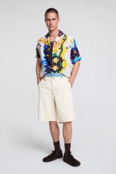 DESIGUAL - BERMUDA NAVY DOUBLE WAIST - Sportos Férfi rövidnadrág (26WMPW041020)