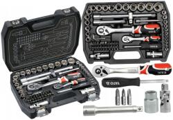 TOYA Dugókulcs Készlet 1/2" 1/4" Dugókulcs 72el YT-38782 Torx (YT-38782)