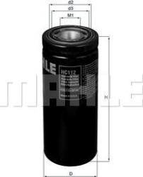 MAHLE HC 112 - Filtru hidraulic, cutie de viteze automata - Hydraulic Filter. automatic transmi - MAHLE-HC 112 (MAHLEHC112)