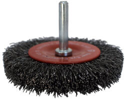 ABRABORO Száras körkefe hullámos, közepesen kemény acéldróttal 50x6mm (0, 3mm huzalvastagság) (900599428205)