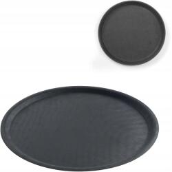 Hendi Felszolgáló tálca csúszásgátló kerek átm. 50cm fekete Hendi 508787 (508787)