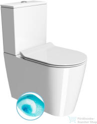 SAPHO GSI KUBE X monoblokkos WC, Swirlflush, alsó/hátsó kifolyású, ExtraGlaze (941911K) (941911K)