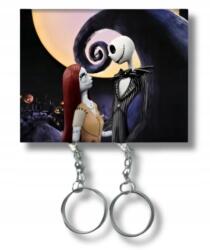  Kulcstartó pároknak Halloween város Jack és Sally (C12)