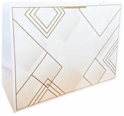 Paper Craft Pungi cadou Model Geometric Auriu XXL - SET 10 buc