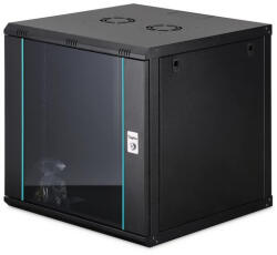ASSMANN 12U 19" fali rack szekrény 600x600 mm, fekete, lapraszerelt (DN-37111)