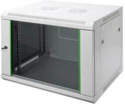 ASSMANN 9U 19" fali rack szekrény 600x450 mm, világosszürke, összeszerelt (09-U-EC)