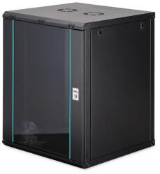 ASSMANN 16U 19" fali rack szekrény 600x600 mm, fekete, lapraszerelt (DN-37115)
