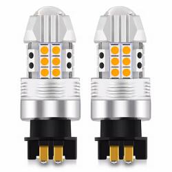 LEDtech PWY24W PW24W LED izzó égő borostyán sárga - narancssárga Canbus 2db-os készlet✔️