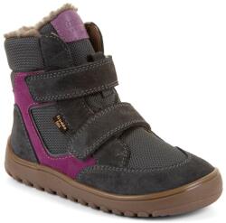 Froddo ghete barefoot de iarnă pentru copii UP HILL WOOL Dark Gray G3160262-13 - 37