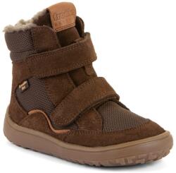 Froddo bocanci barefoot de iarnă pentru băieți TEX WINTER Dark Brown G3160247-17 - 33