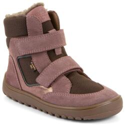 Froddo ghete barefoot de iarnă pentru fete UP HILL WOOL Dark Pink G3160262-10 - 25