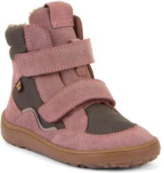Froddo ghete barefoot de iarnă pentru fete TEX WINTER Gray/Pink G3160247-13 - 35