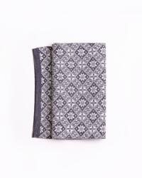  Eșarfă din lână Merino Miia, Grey - White