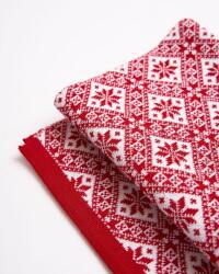  Eșarfă din lână Merino Miia, Red - White