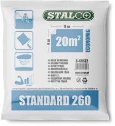 Stalco Film de acoperire 4 x 5 m, LDPE, 500 g, foarte rezistent 1/30 - S-47640 (S-47640)