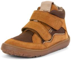 Froddo Ghete barefoot pentru copii TEX WOOL Cognac Froddo G3110266-4W | ghete pentru copii cu închidere Velcro | încălțăminte din piele cu membrană și talpă flexibilă - 28