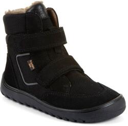 Froddo bocanci barefoot de iarnă pentru copii UP HILL WOOL Black G3160262-9 - 24