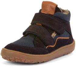 Froddo ghete barefoot pentru băieți TEX WOOL Dark Blue Froddo G3110266-W | ghete pentru copii cu închidere velcro | încălțăminte din piele cu membrană și talpă flexibilă - 27