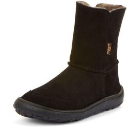 Froddo încălțăminte barefoot de iarnă pentru copii TEX SUEDE Black G3160250-7 | ghete înalte cu fermoar | cizme impermeabile cu membrană și talpă flexibilă - 33