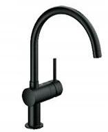 GROHE Minta konyhai csaptelep fekete 32917KS0 (32917KS0)