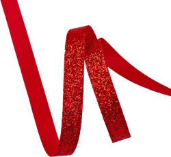 Valex Decor Glitter szalag 10mm x 10m - Piros (GR10-40)
