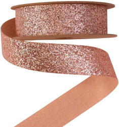 Valex Decor Glitter szalag 20mm x 10m - Rose gold (GR20-13)