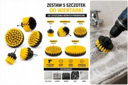 Adeytos Fúrókefe 5 db-os Hex nylon fürdőszoba tisztító konyha felni (OLFed Szczotki czyszczące Szczotki czyszczące)