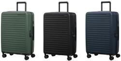 Samsonite RESTACKD négykerekű, sötét tónusú bővíthető közepes bőrönd 68 cm 150704 - borond-aruhaz