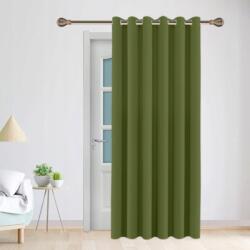 Spod Igły i Nitki Sötétítő függöny kerekek 132 x 214 cm 1 db olívazöld (5101128)