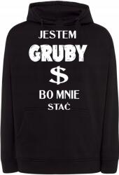 JHK Vicces Ajándék Pulóver Vastag vagyok méret3XL