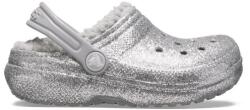 Crocs Saboti Crocs Classic Glitter Lined Clog Kids