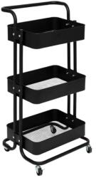 5five Simple Smart Raft metalic Edition, negru, 45 x P. 36, 5 x H. 86 cm Raft
