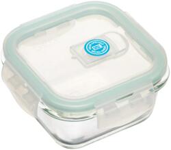 5five Caserola sticla, capac ermetic plastic, 20 x 20 x H 10 cm, 2.2 litri