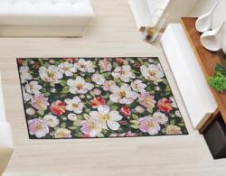 BellaTEX Szőnyeg - futószőnyeg 3D nyomtatás - virágok - szélesség 80 cm, hossz 120 cm